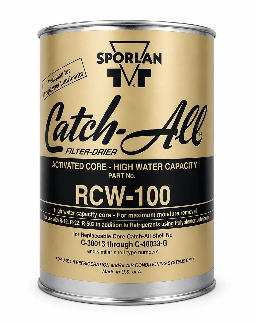 Envase de núcleo desecante Sporlan Catch-All RCW-100